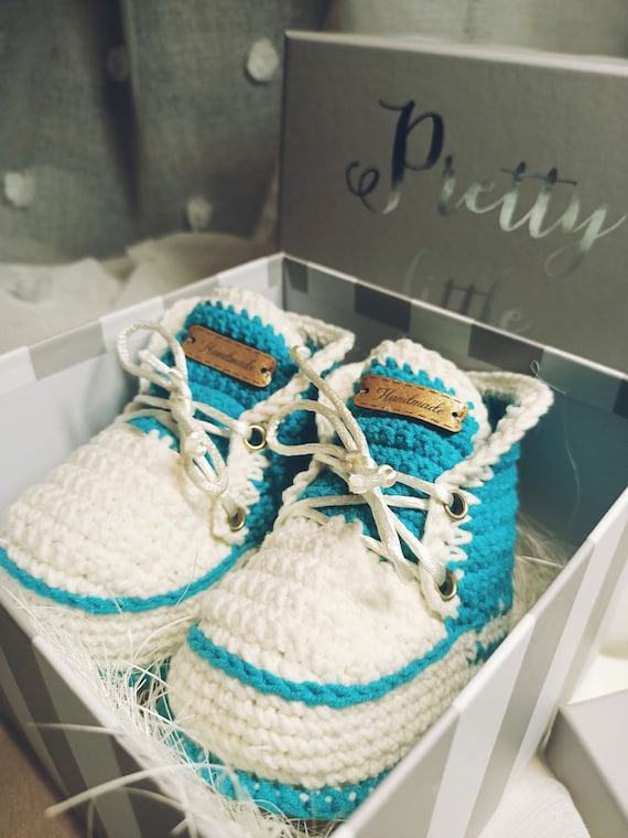 CROCHET BABY SNEAKER Zapatos para reci n nacidos zapatillas