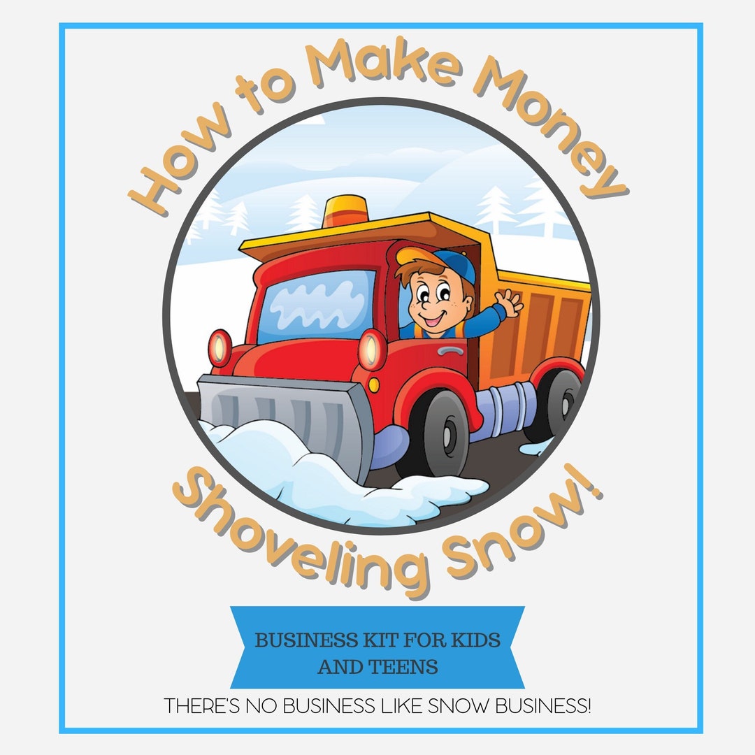 Snow Shoveling Business Kit DIY Snow Removal Flyers Etsy