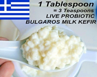 Live Organic Probiotic Milk Kefir Bulgaros Grains from CRETE, GREECE