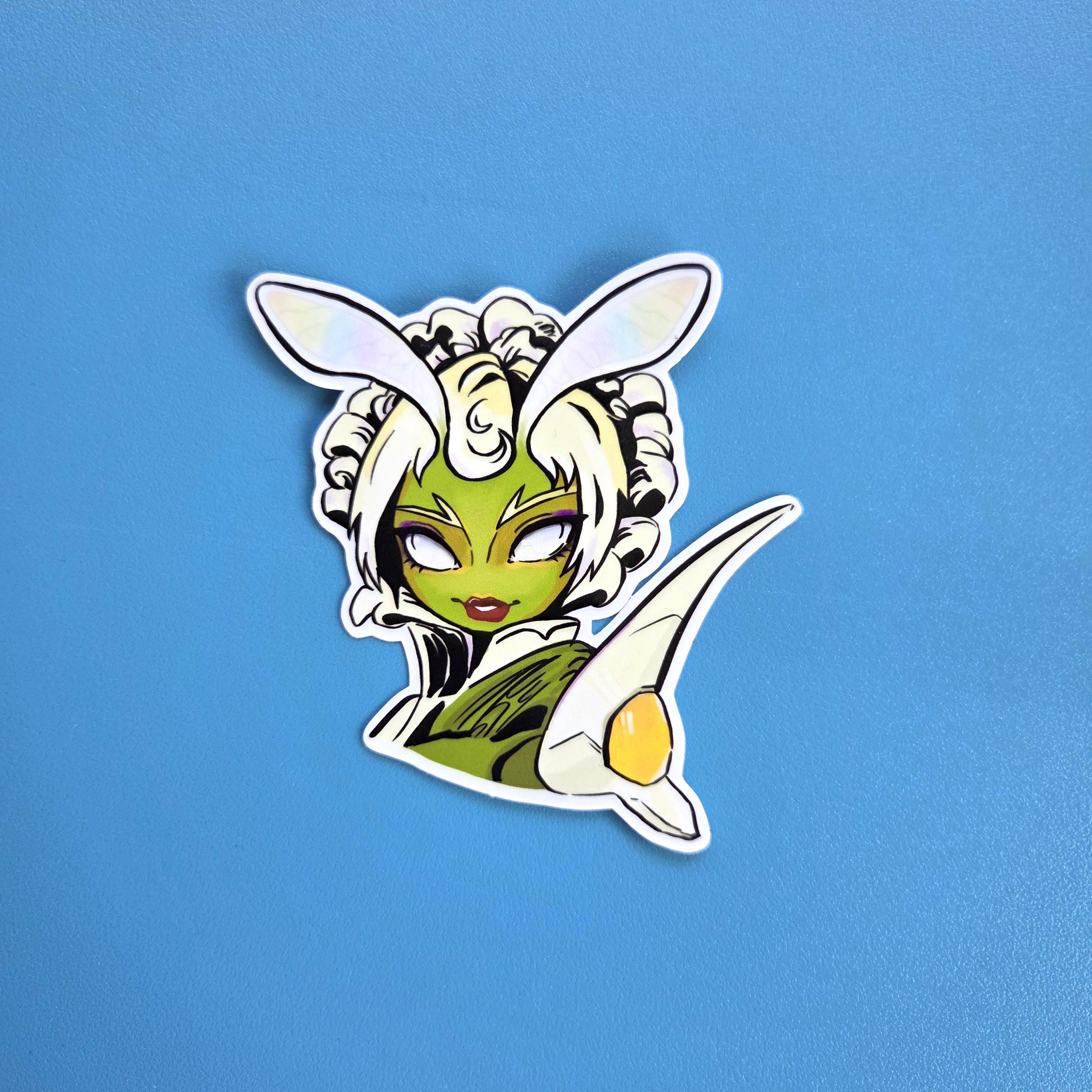 Mantis Sticker Marvel Rivals Mantis Marvel Rivals Sticker - Flora Maiden Skin - Glossy Finish - Etsy