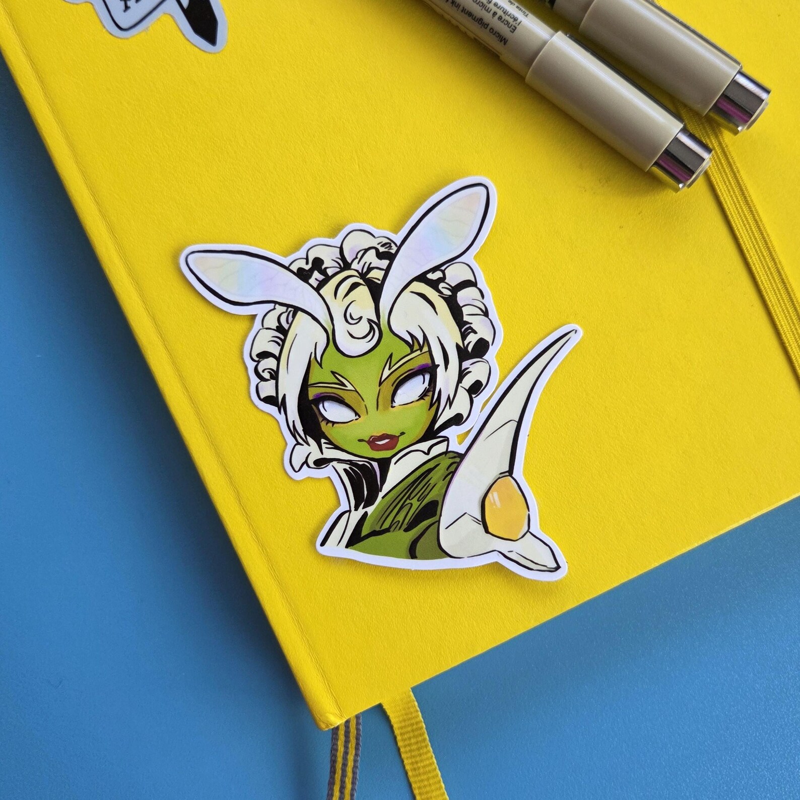 Mantis Sticker Marvel Rivals Mantis Marvel Rivals Sticker - Flora Maiden Skin - Glossy Finish - Etsy