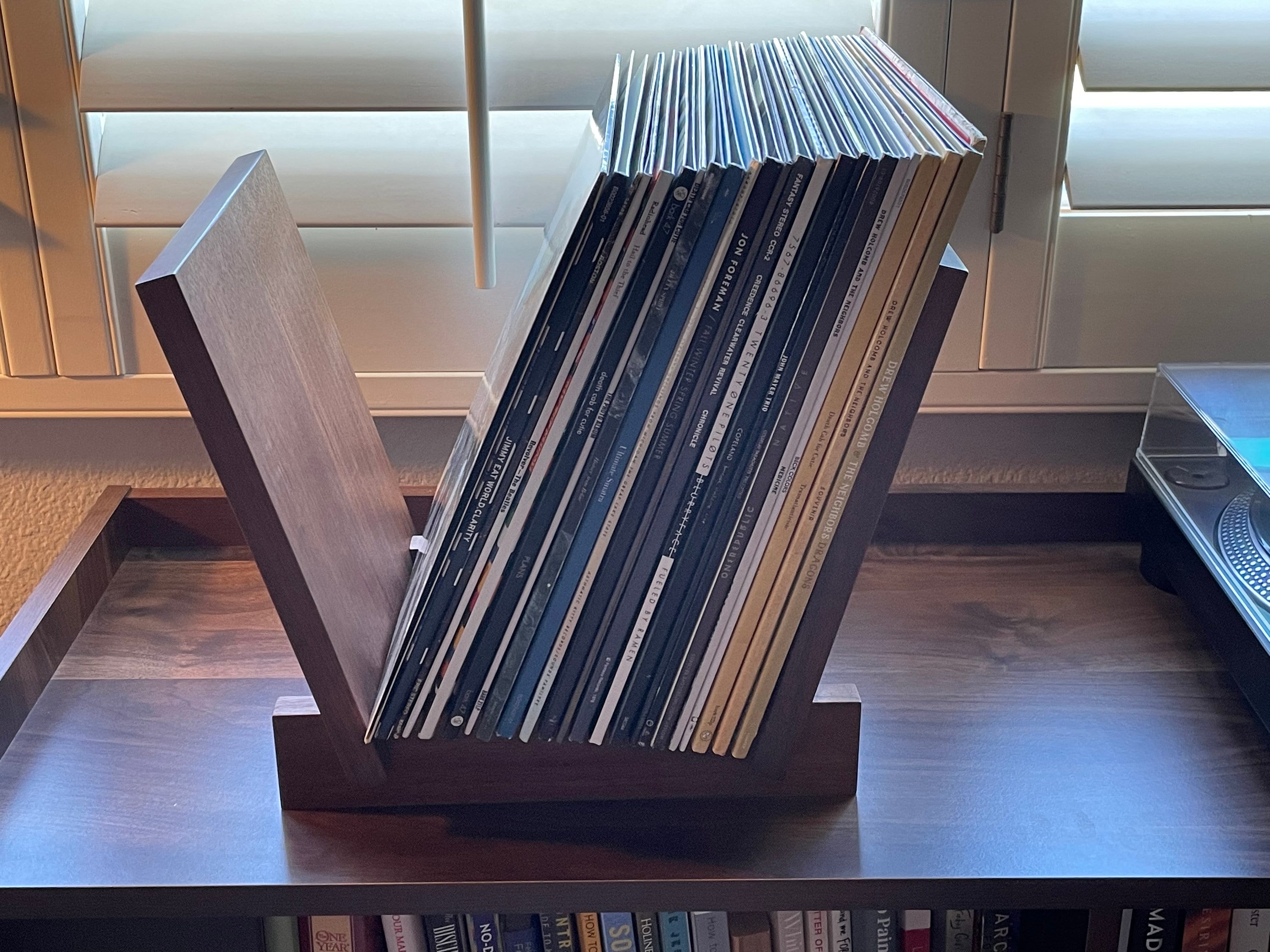 Record Storage Rack - Etsy
