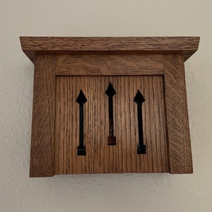 Mission/Craftsman/Arts and Crafts Style Doorbell Cover