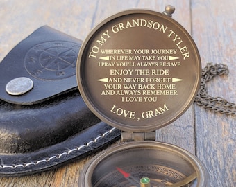 Kompass, Gravur Kompass, Taufgeschenk, Taufkompass, Erstkommunion Geschenk Junge, Konfirmation Geschenk, personalisierter Kompass, Weihnachtsgeschenk
