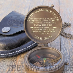 Compass, Engraved Compass, Baptism Gift, Baptism Compass, First Communion Gift Boy, Confirmation Gift, Personalized Compass, Christmas Gift