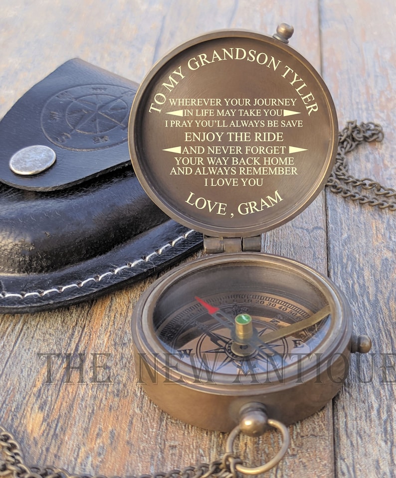 Nirdic Compass Nordic Compass, Viking Vegvisir Engraved Compass, Norse Mythology ...