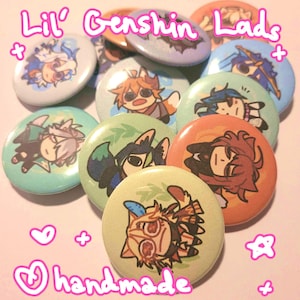 Glimshim Impact: Pin-back Buttons LIL&#39; LADS (1.5in) [Series 1]