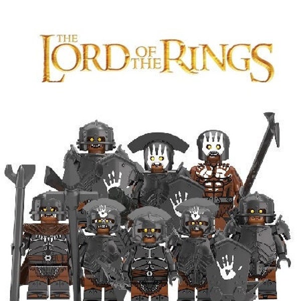 Lord Of The Rings Uruk-Hai Mini Figures