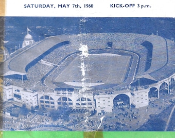 7.5.1960. Blackburn Rovers v Wolverhampton Wanderers (FA Cup Final).