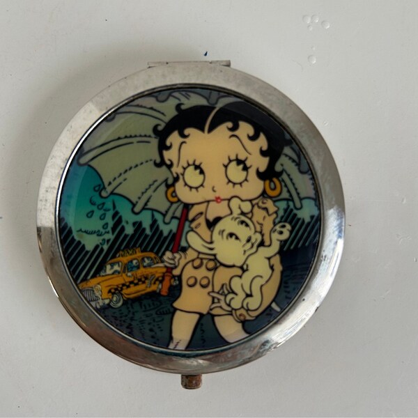 Vintage Betty Boop Mirror Compact