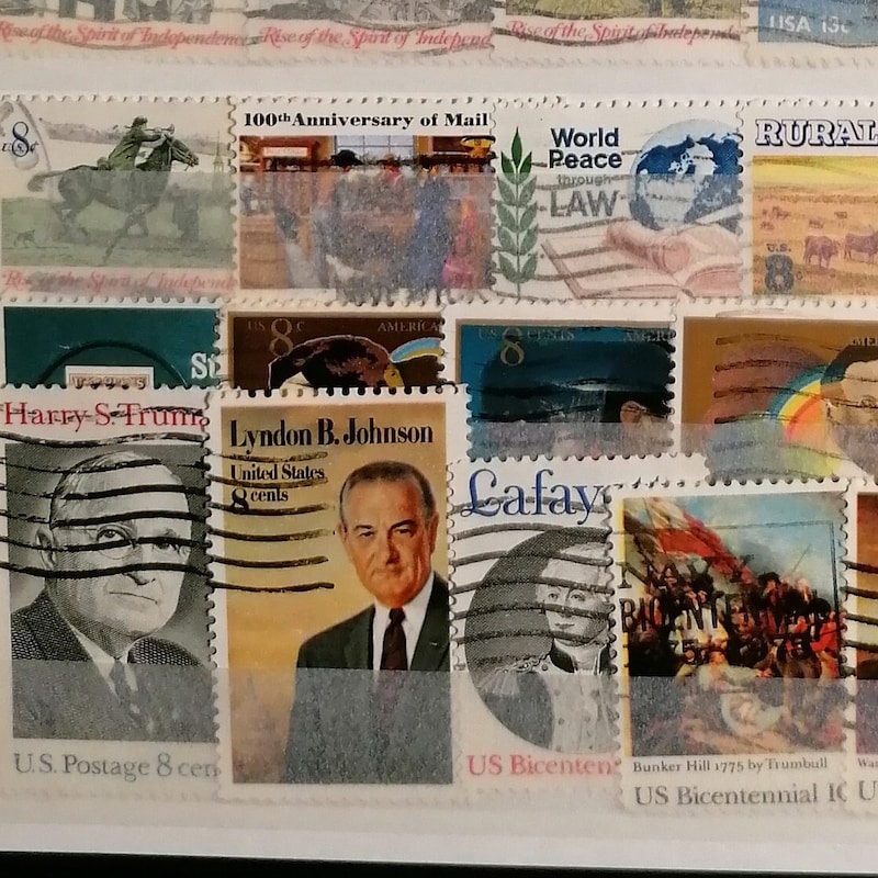 Us Postal Stamps Etsy