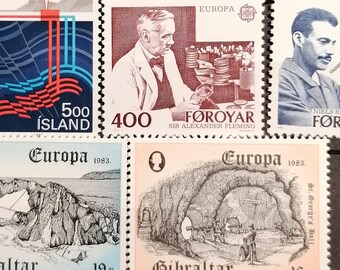 Sellos postales de Europa CEPT: Invenciones de 1983, Filatelia
