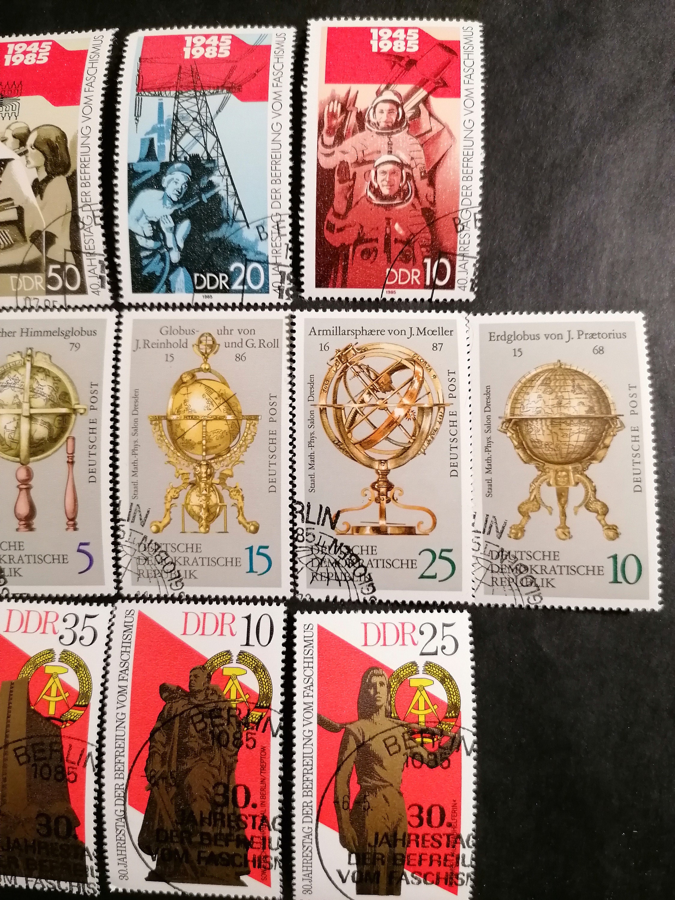 Postage Stamps. Germany DDR Compilation. Philately Etsy