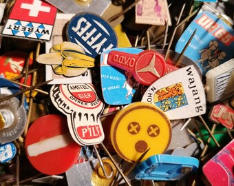 Collection De Pins Vintage – Logo US MOUY – Lot De Badges – Occasion