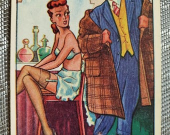Old, vintage postcard. Humor on cards (international) - Postcard.