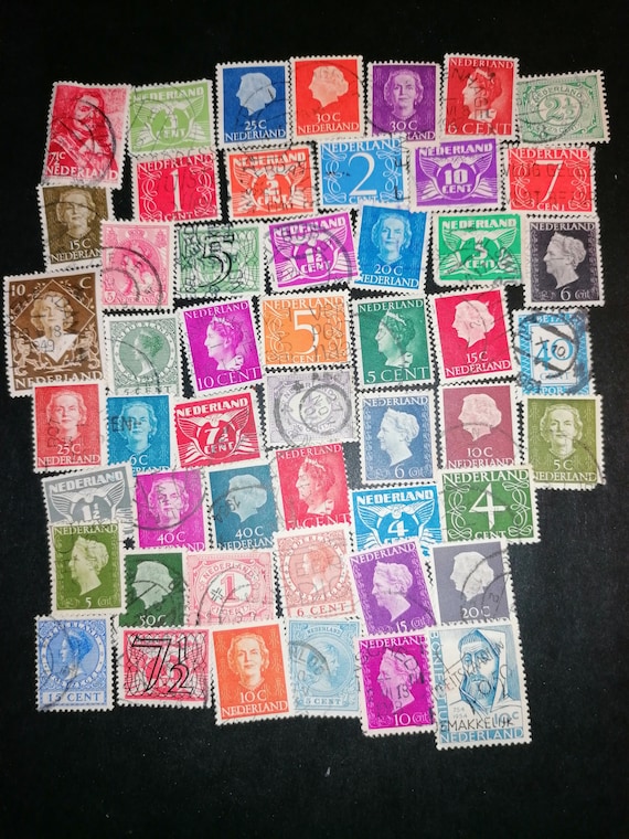 Postage stamps. The Netherlands ,  Old, rare stamps MIX. Philately