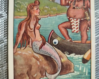 Old, vintage postcard. Humor on cards (international) - Postcard.
