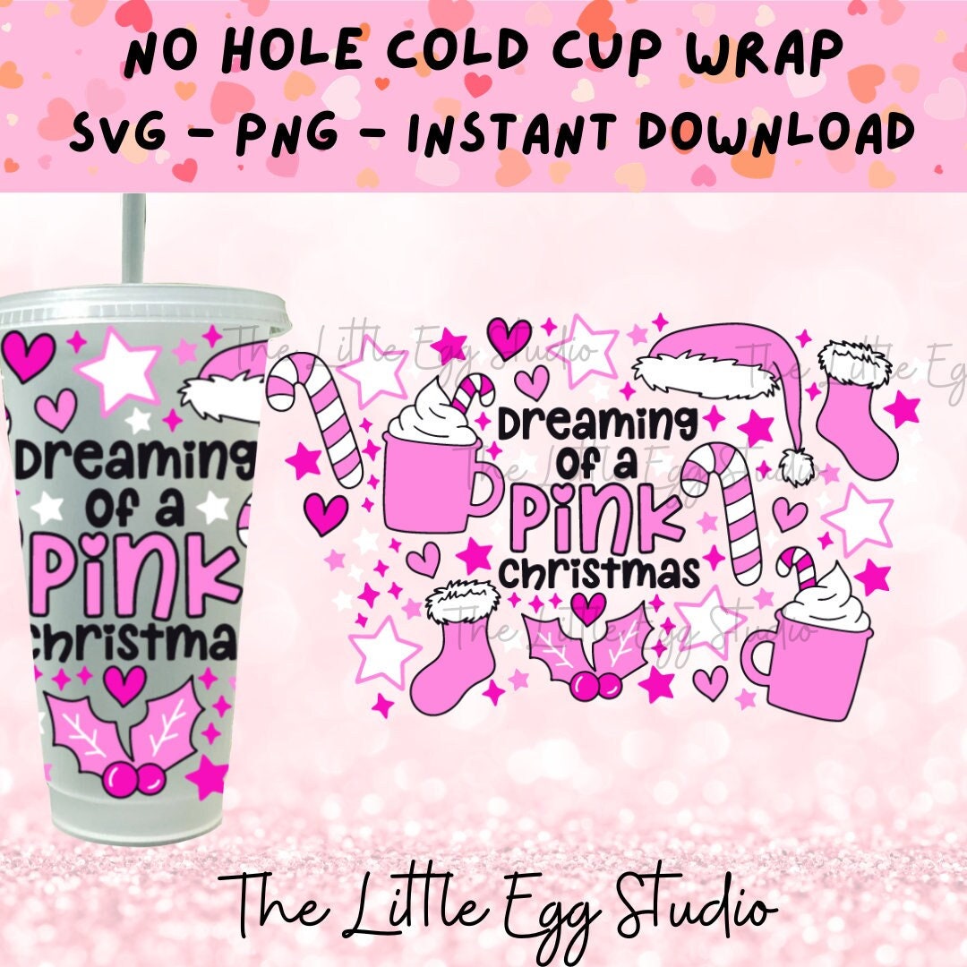 Christmas Lights Cold Cup Wrap Svg Cut Graphic by Nigel Store · Creative  Fabrica