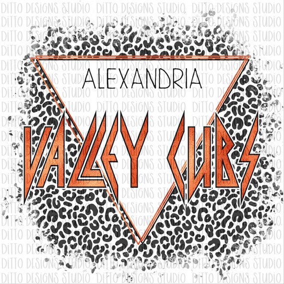 Alexandria Valley Cubs PNG Leopard Sublimation File Etsy