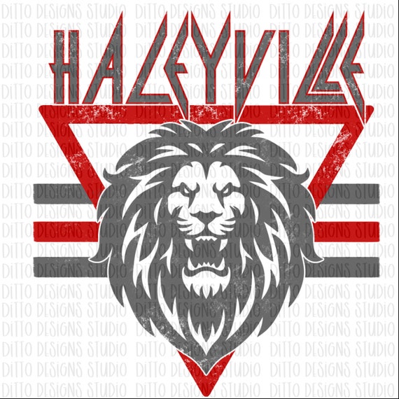 Haleyville Lions Mascot PNG Sublimation File Etsy India