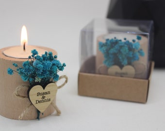 Favores de boda de velas personalizados, favores de boda para invitados a granel, favores de fiesta de boda, favores de despedida de soltera, regalos de dama de honor