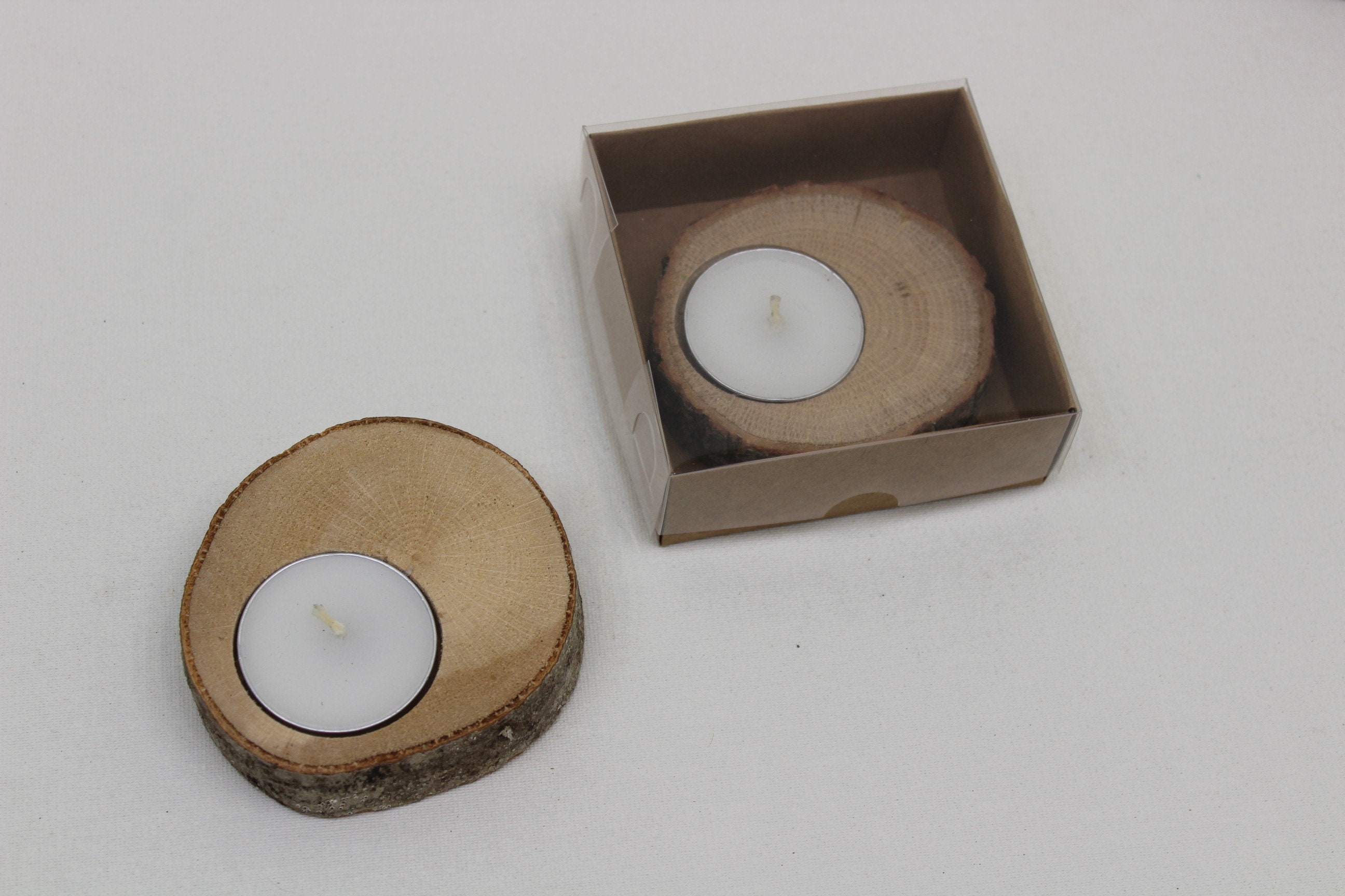 Wood Tealight Candle Holder Wedding Favors for Guests in Etsy