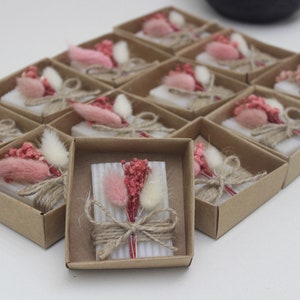 50 PCS Mini Soap Favors, Wedding Favors for Guests in Bulk, Personalized Soap, Bridal Shower Favors,Wedding Party Favors,Wedding Guest Gifts