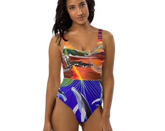 La Jolla Cove California Sunset One-Piece Swimsuit