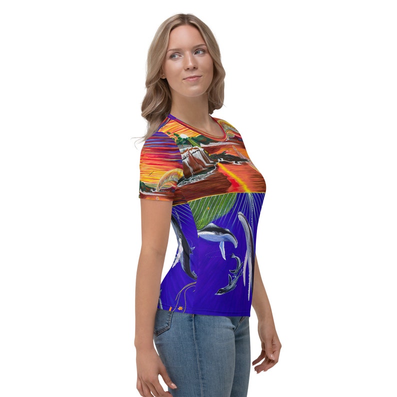 La Jolla Cove California Sunset Women's T-Shirt image 4