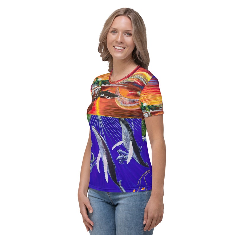 La Jolla Cove California Sunset Women's T-Shirt image 3