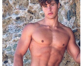 Nude Handsome Muscular Male Bodybuilder Gay Interest Lgbtq Vintage