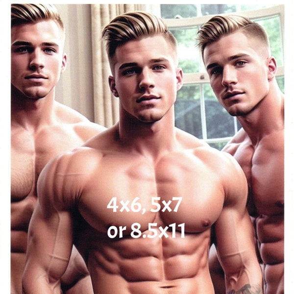 Group Naked Men Etsy Australia