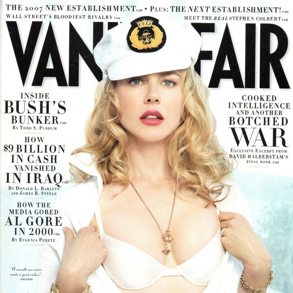 VANITY FAIR Magazine October 2007 Nicole Kidman Stephen Colbert Ziyi Zhang