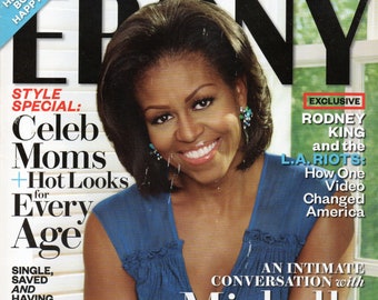 EBONY Magazine maggio 2012 Michelle Obama Auma Obama Rodney King Le rivolte di Los Angeles