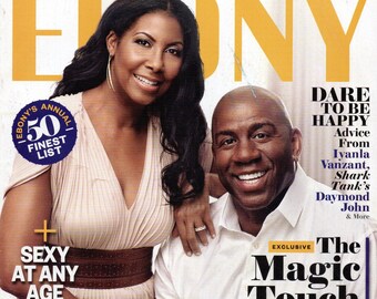 EBONY Magazine Juli 2014 Earvin "Magic" Johnson Chirlane McCray de Blasio Will Packer