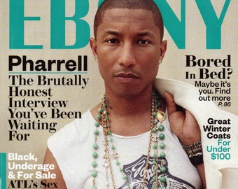 EBONY Magazine November 2014 Pharrell Williams Jennifer Carroll Year In Sports