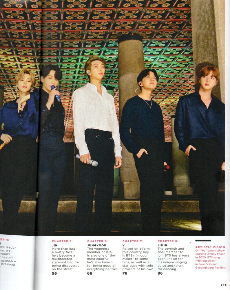 BTS Looking to the Future Magazine Fall 2022 the Biggest Band on the Etsy