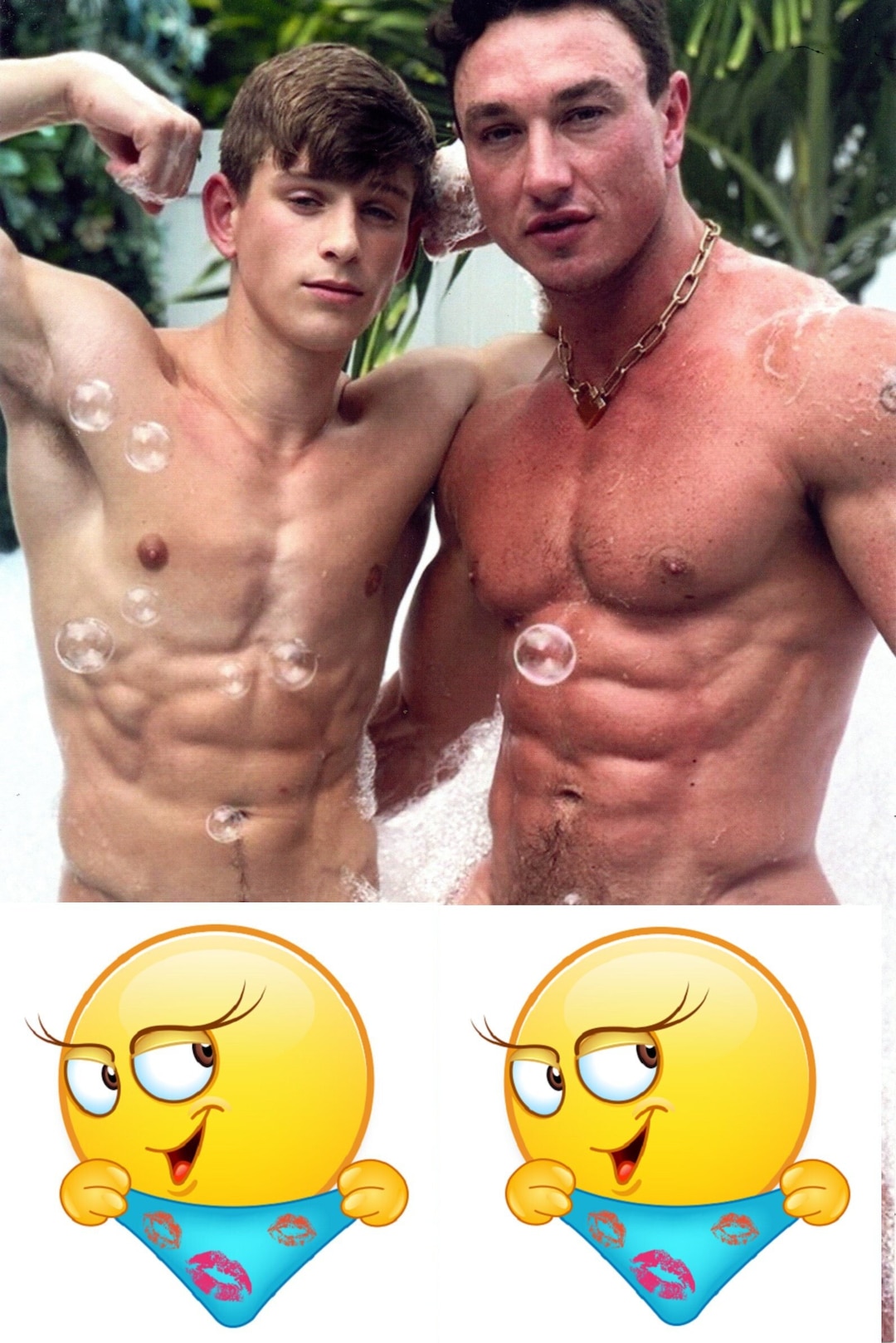 Reno Gold & Cade Maddox Nude Handsome Young Male Bodybuilders - Etsy