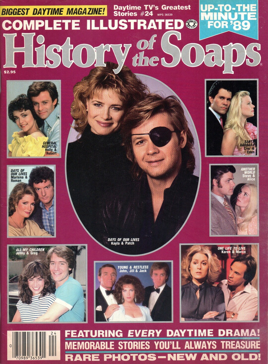 Complete Illustrated History of the Soaps Magazine 1989 Edition Mary ...