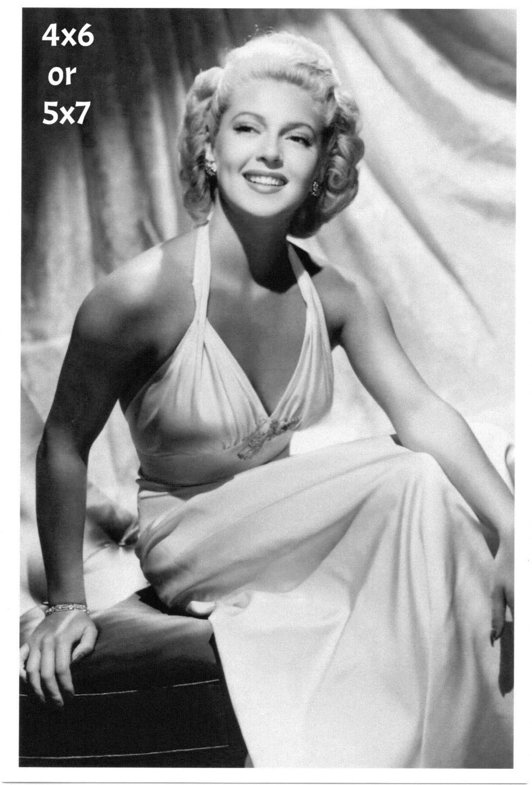 LANA TURNER Hollywood Movie Actress Legend Vintage B&W Photo Etsy