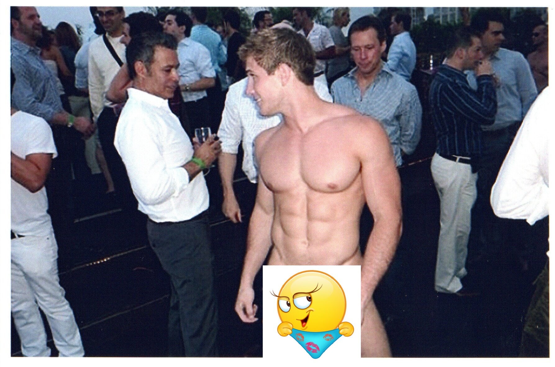 Full Frontal Naked Man Public Nudity Male Dancer Rock Hard Etsy UK