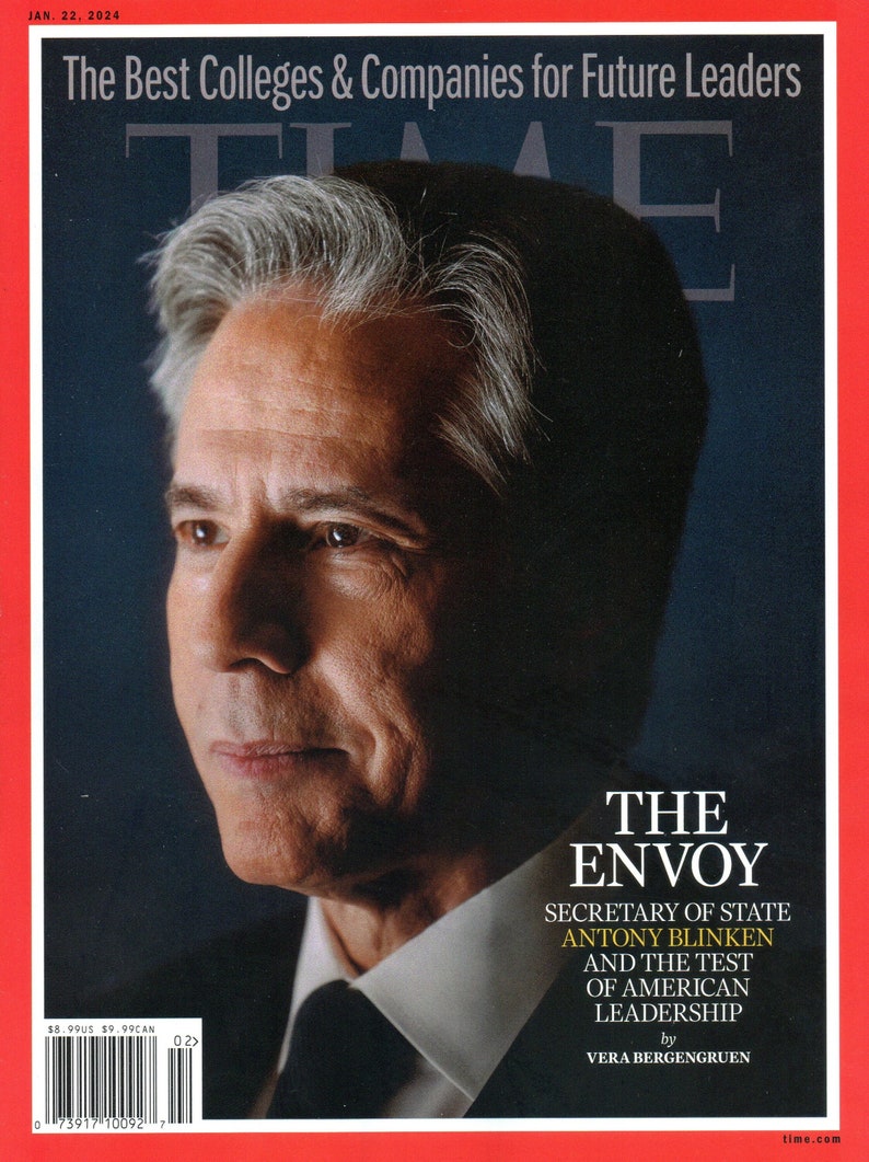 TIME Magazine January 22 2024 Antony Blinken Nikki Haley Volodymyr