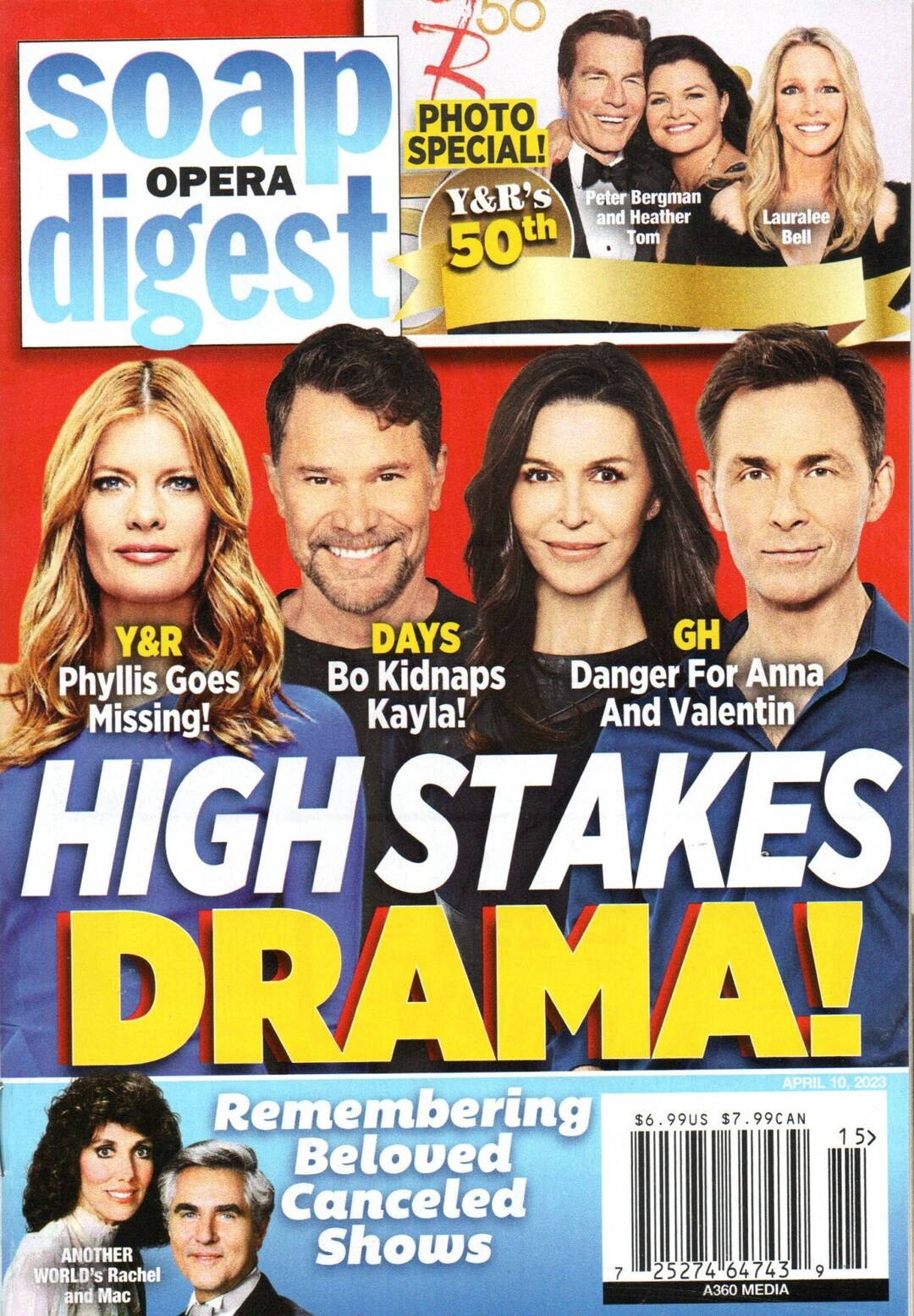 SOAP OPERA DIGEST Magazine 10 avril 2023 Michelle Stafford Peter