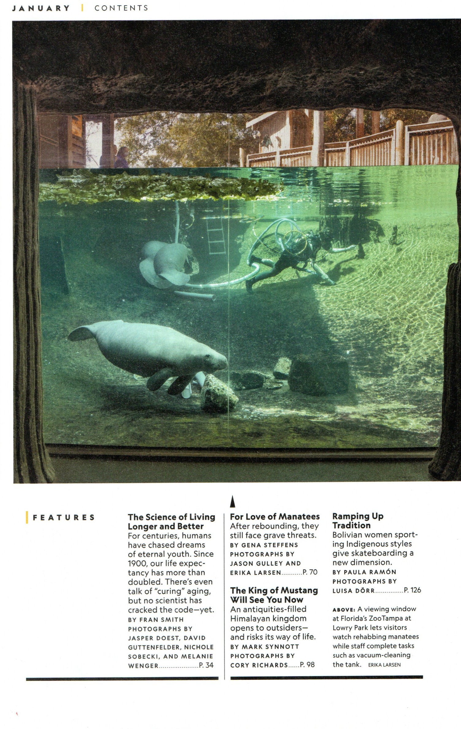 NATIONAL GEOGRAPHIC Magazine January 2023 Living Longer & Better Saving