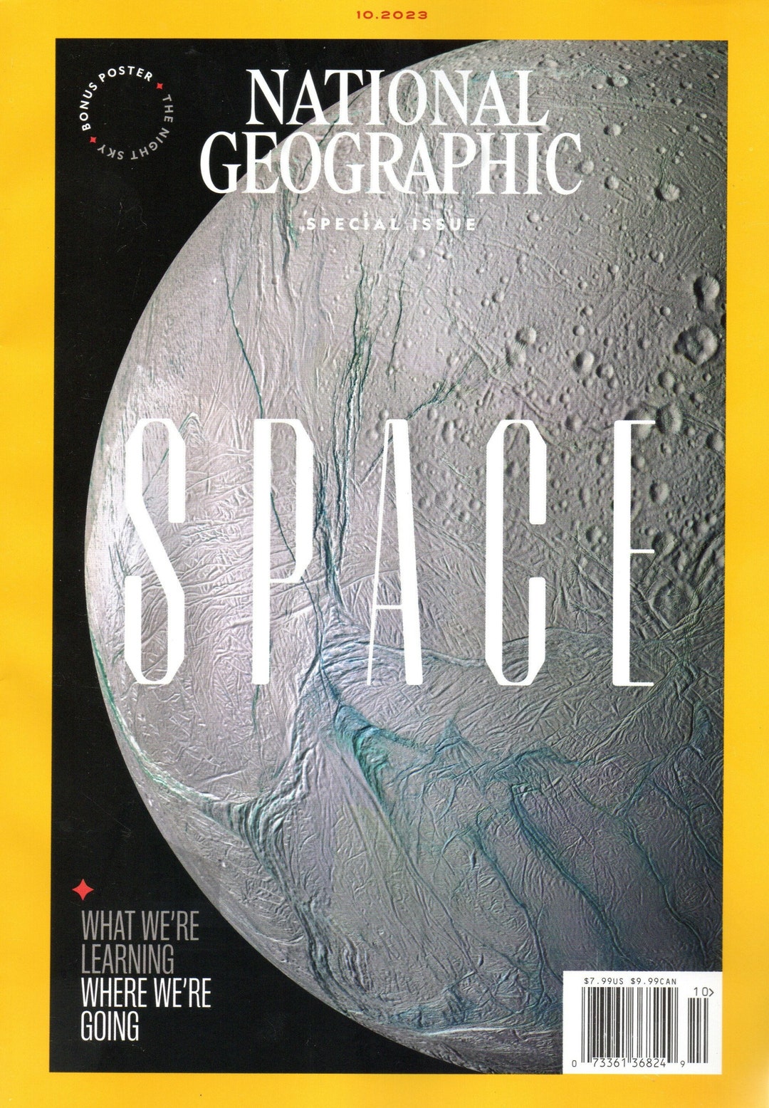 NATIONAL GEOGRAPHIC Magazine October 2023 Space Includes Etsy
