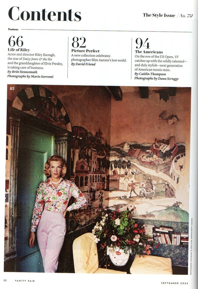 VANITY FAIR Magazine September 2023 Riley Keough Jeanmichel Basquiat