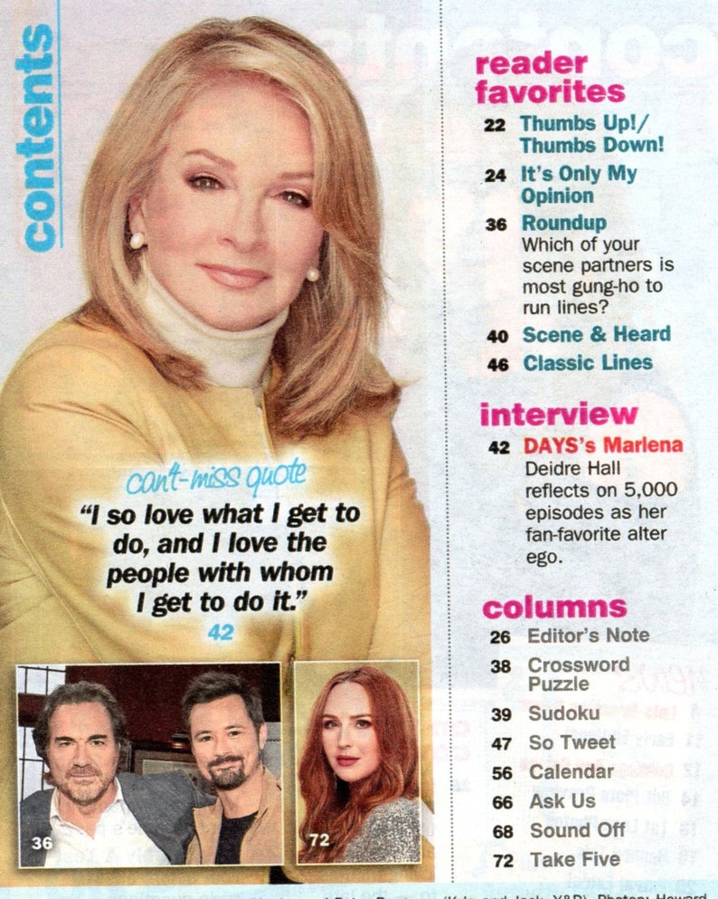 SOAP OPERA DIGEST Magazine June 5 2023 Young & the Restless Etsy