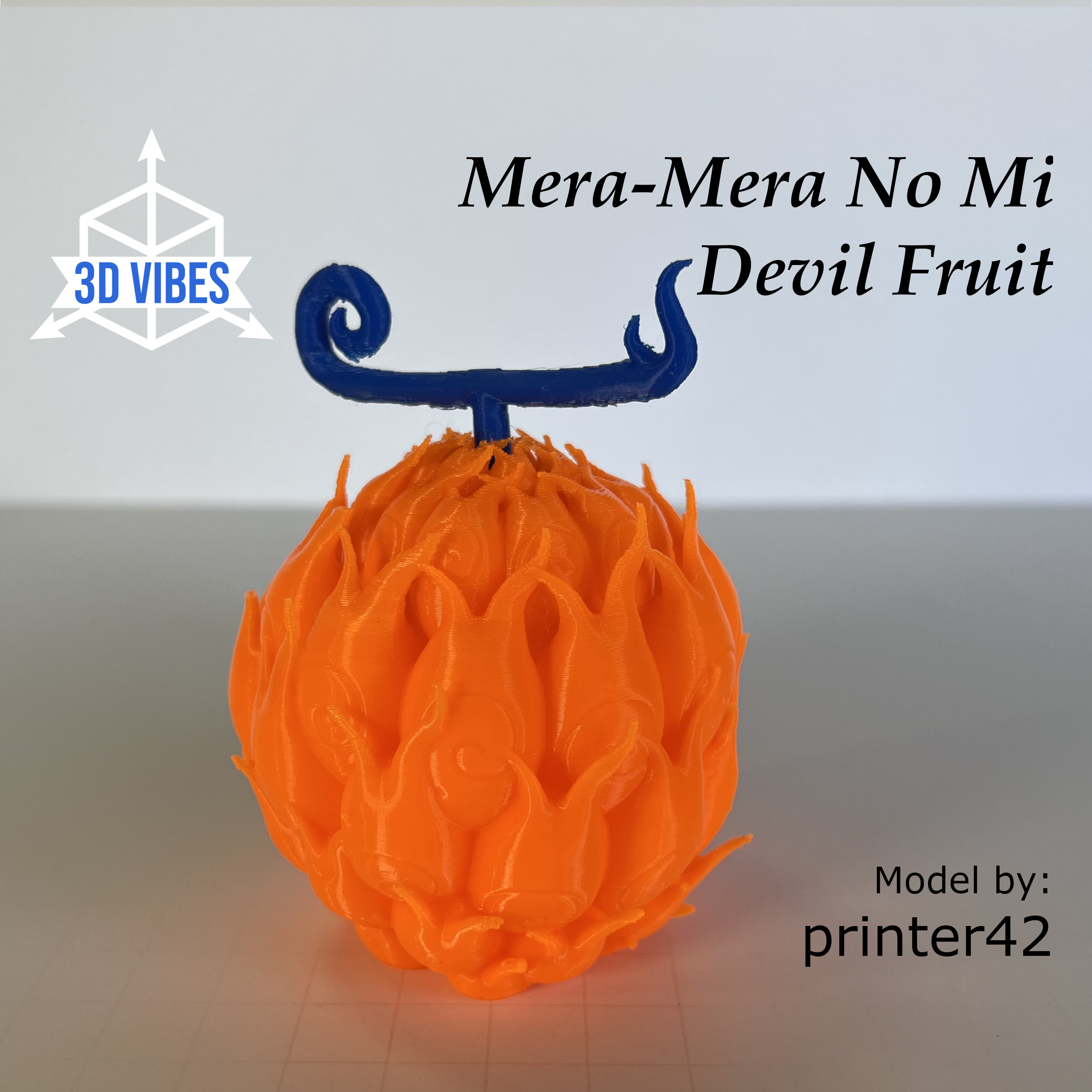 mera mera frame frame devil fruit from One Piece 3D model