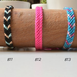 Freundschaft Armband-Handmade für Handgelenk oder Fußkettchen, geflochtenes Armband aus Baumwolle, Boho-Stil, Makramee, Geschenke, geknotetes Armband, Schmuck Bild 2