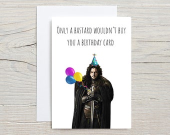 Game Of Thrones Birthday Card Etsy Uk